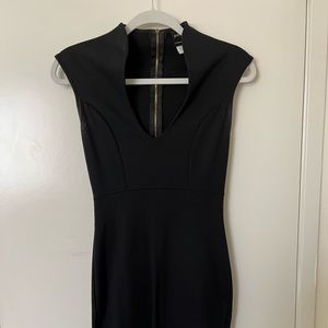 black cocktail dress